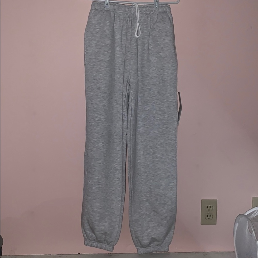 Grey sweatpants